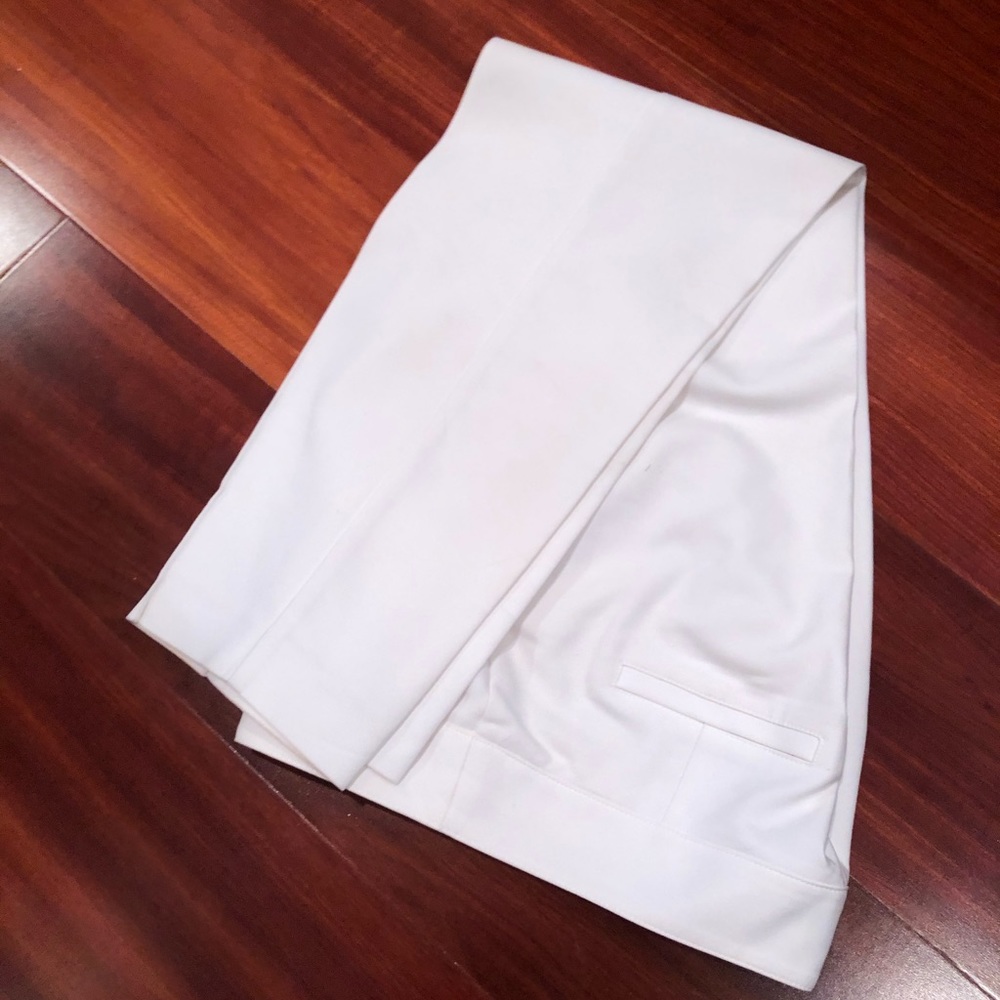 White Crop Pant
